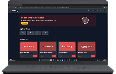 BBQ Online Ordering project preview